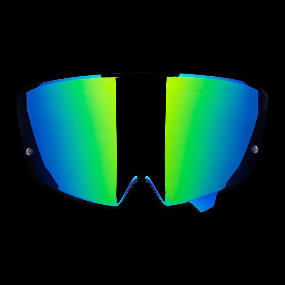 EOX Visor - Green Iridescent